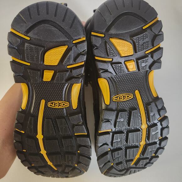 KEEN Utility mens Logandale Mid Steel Toe Waterproof Work Shoe, Black, 10 US - Picture 8 of 10